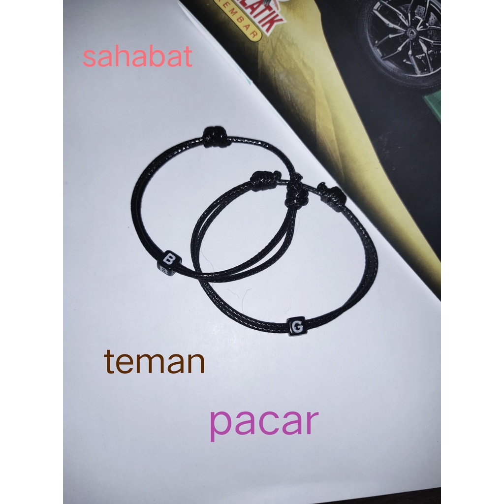 GELANG INITIAL custom huruf