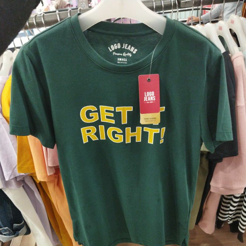 tshirt logo jeans get it