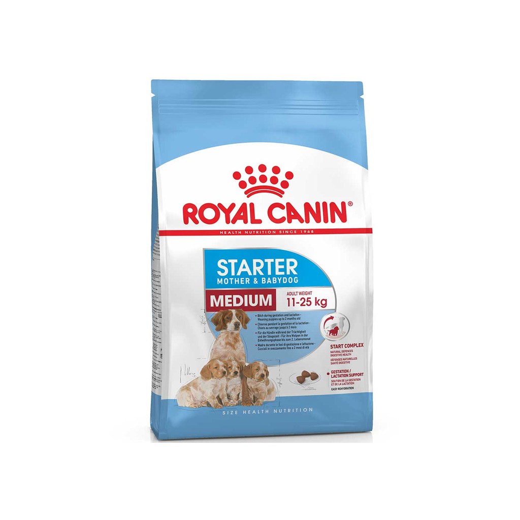 royal canin dog starter medium mother baby dog 1kg