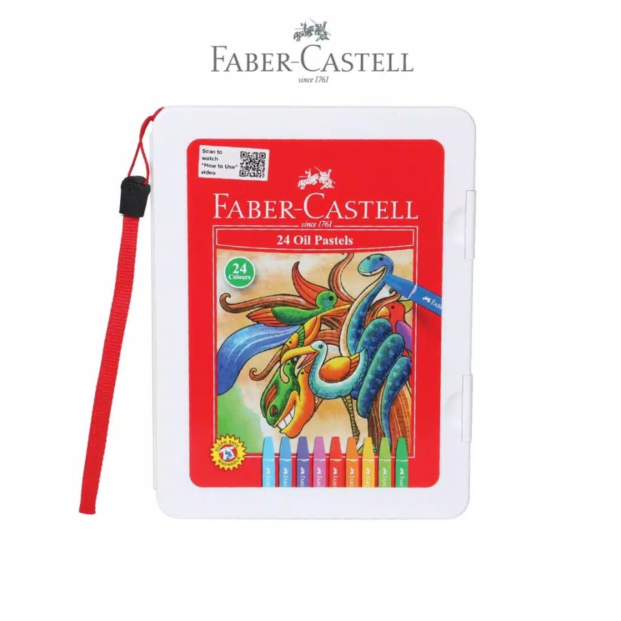 

Crayon Oil Pastels Faber Castell 24 Warna Hexagonal