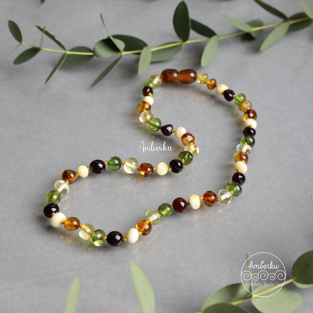 Baltic Amber Teething Necklace [K11H]