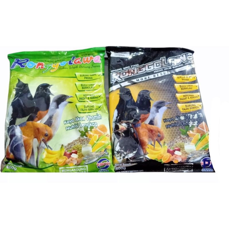 RONGGOLAWE HIJAU VOER BURUNG