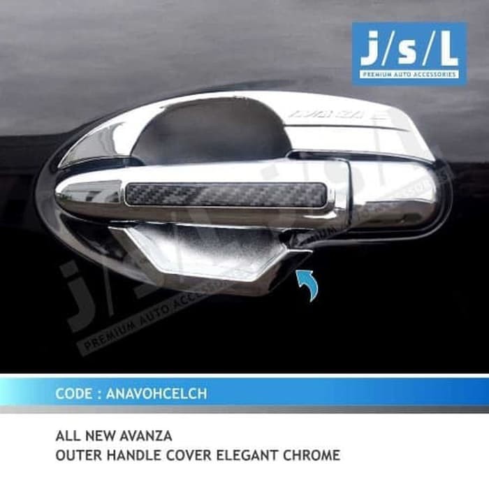 Mangkok Pintu Xenia 2019 Elegant Chrome