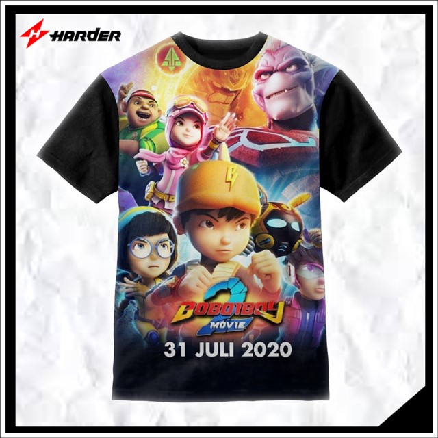 Kaos Anak BOBOIBOY The Movie Poster 3 - Zipzip