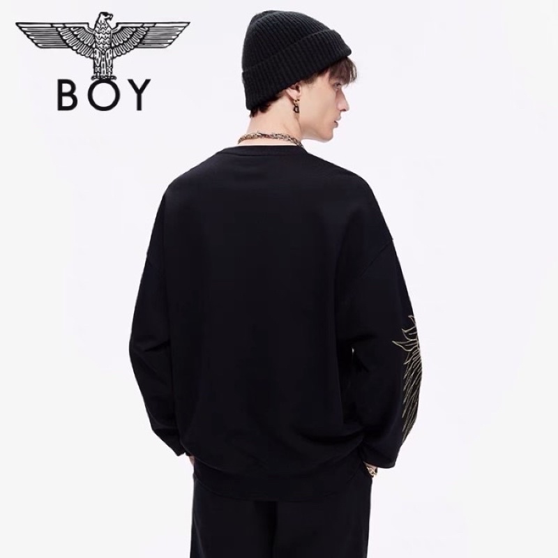 BOY19 SWEATER BOY LONDON PRIA WANITA ASIA EROPA WINGS BORDIR