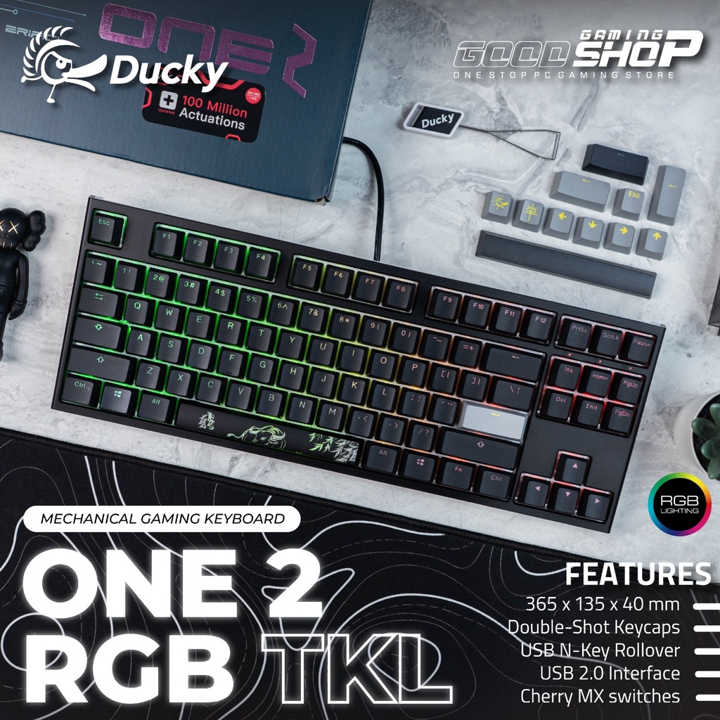 Ducky One 2 RGB TKL - Gaming Keyboard