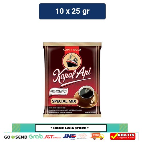 

Kapal Api Special Mix Kopi 25gr x 10