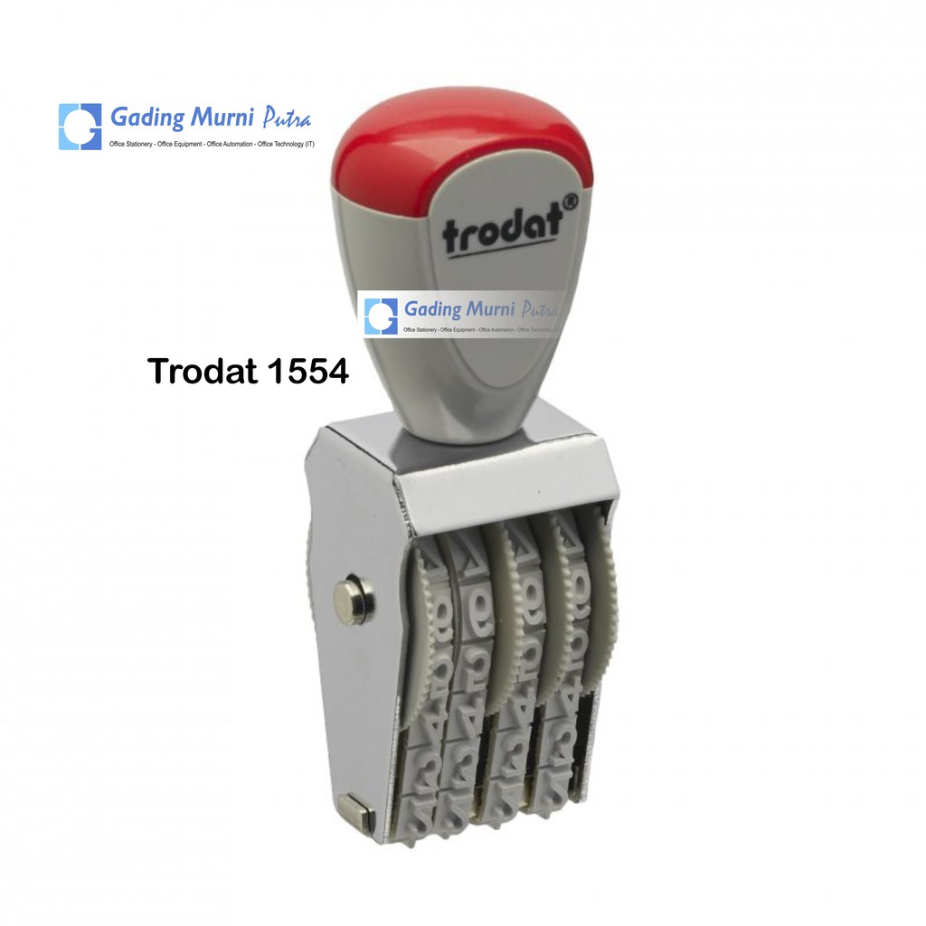

Stamp Stempel Trodat 1554 / Stempel Angka 5 mm 4 Digit