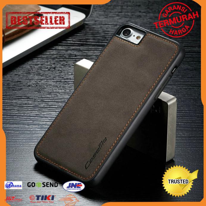 CASE HP IPHONE 7 PLUS 7+ CASEME ORIGINAL LEATHER BACK COVER
