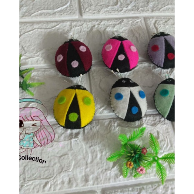 gantungan kunci flanel/gantungan kunci karakter / aplikasi boneka