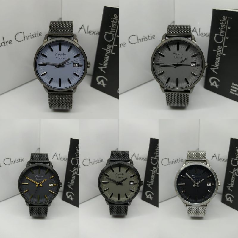 Jam Tangan Pria Alexandre Christie 8640 AC8640 AC 8640 Tali Pasir