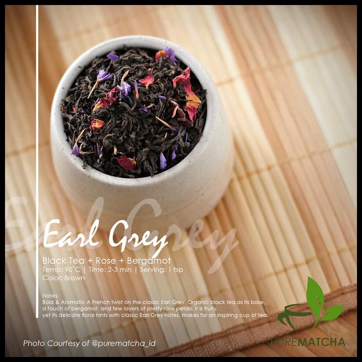 

Artisan Cafe Tea Earl Grey Teh Indonesia Black Tea Rose Bergamot 10Gr