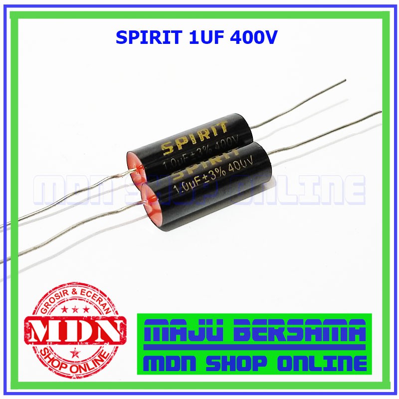 Kapasitor Spirit 1uf 400v - Kapasitor audio