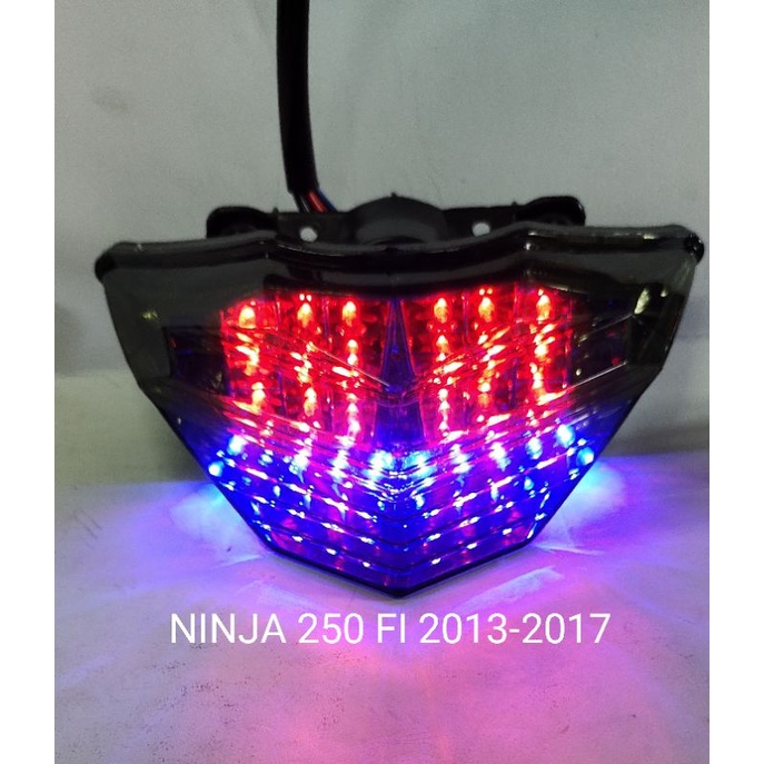 STOPLAM LED/Lampu LED stop+sen NINJA 250 KARBU/NINJA 150 RR NEW/NINJA 250 FI 2013-2017. LAMPU STOP LED 3N1 NINJA 250 KARBU . NINJA 250 FI-2017-1