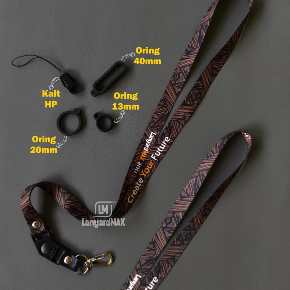 

Barang Pilihan.. Lanyard Pod HP Motif Lakara 1,5cm