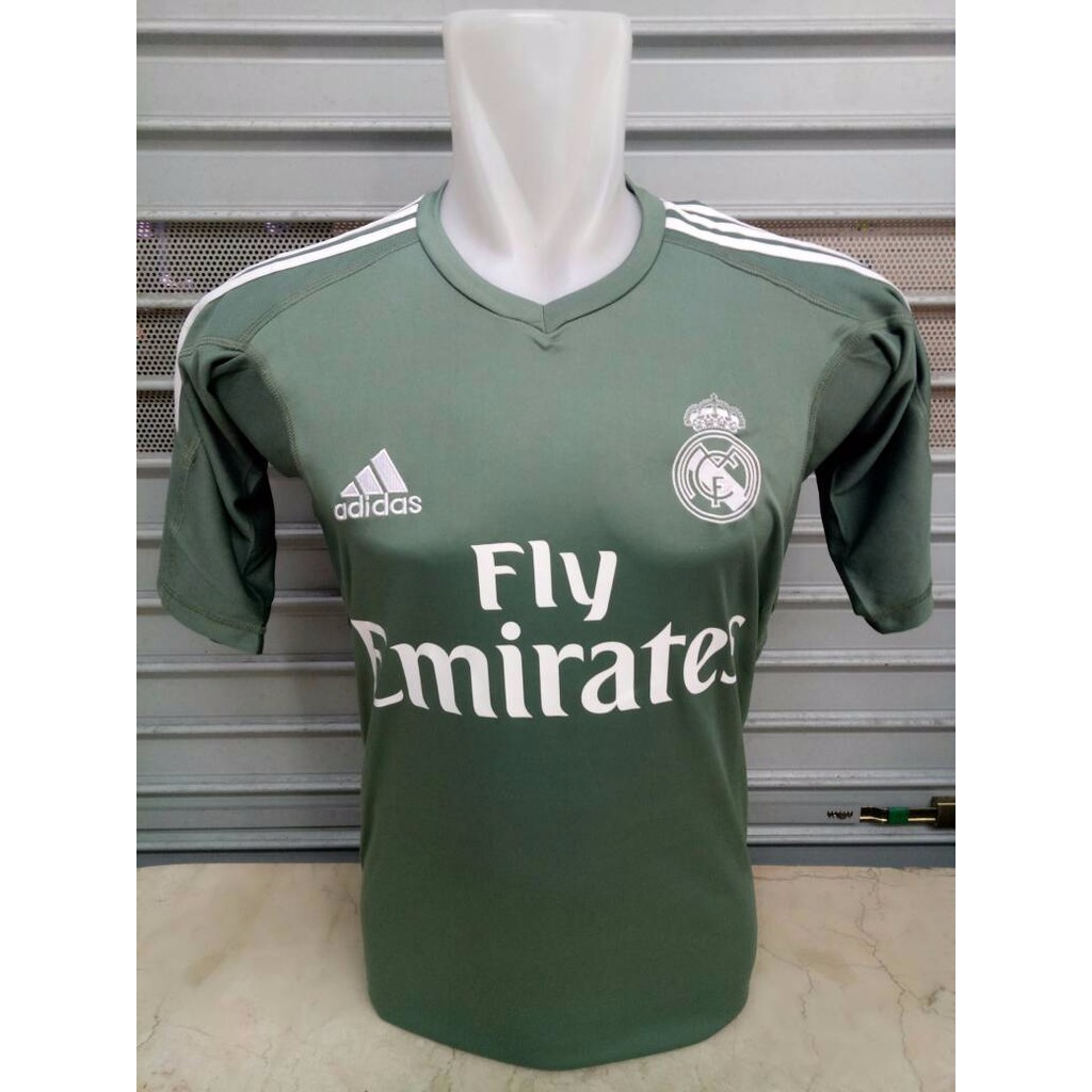 JERSEY REAL MADRID GK KIPER 2017/2018 GRADE ORI