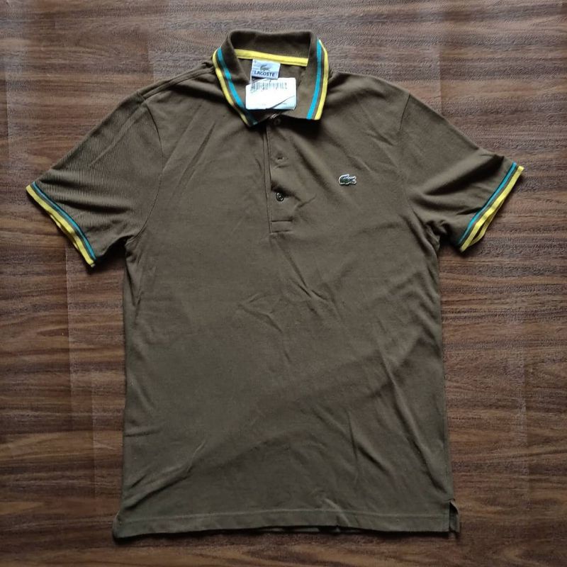 kaos polo shirt Lacoste second thrift ORIGINAL