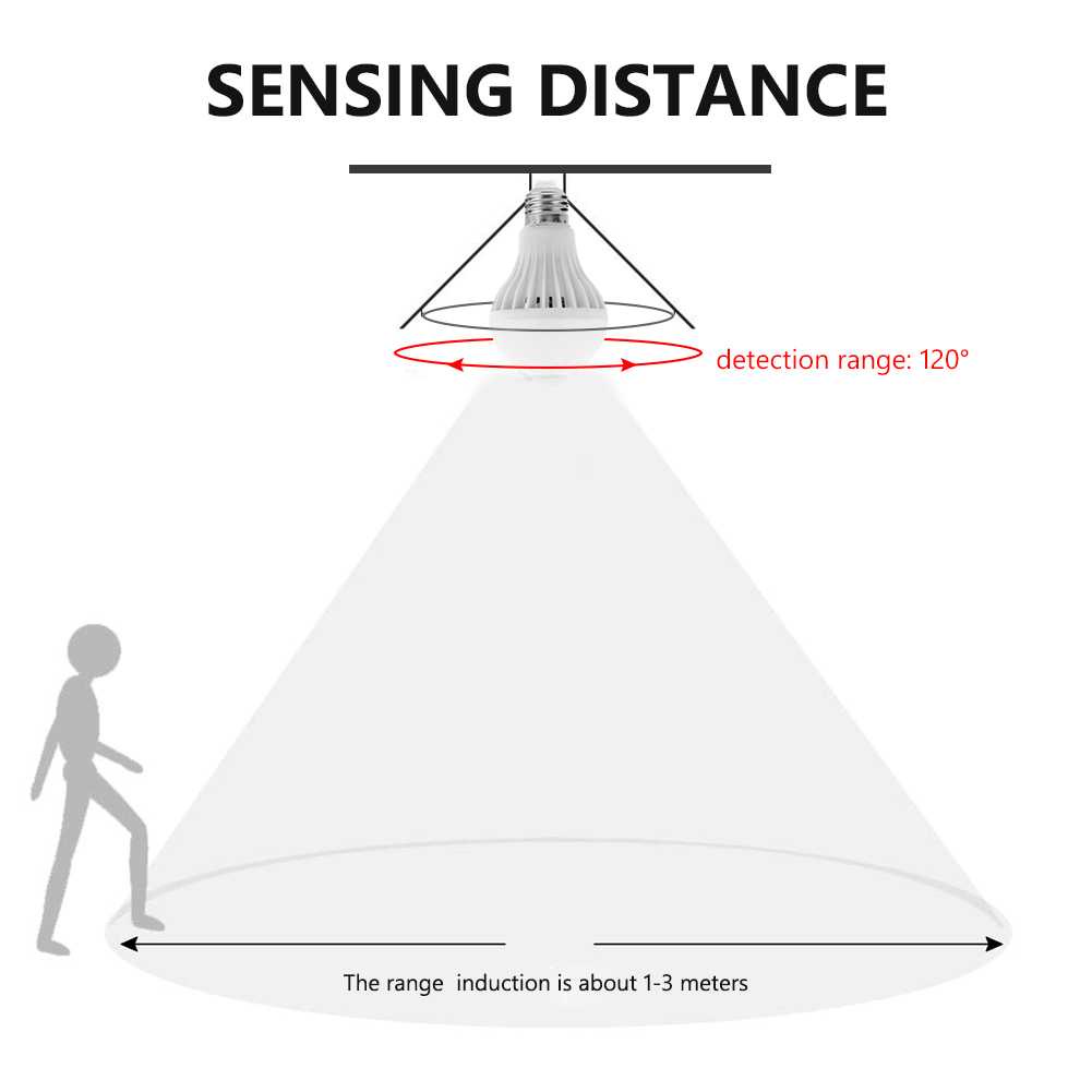 Lampu LED Smart E27 9W with PIR Sensor