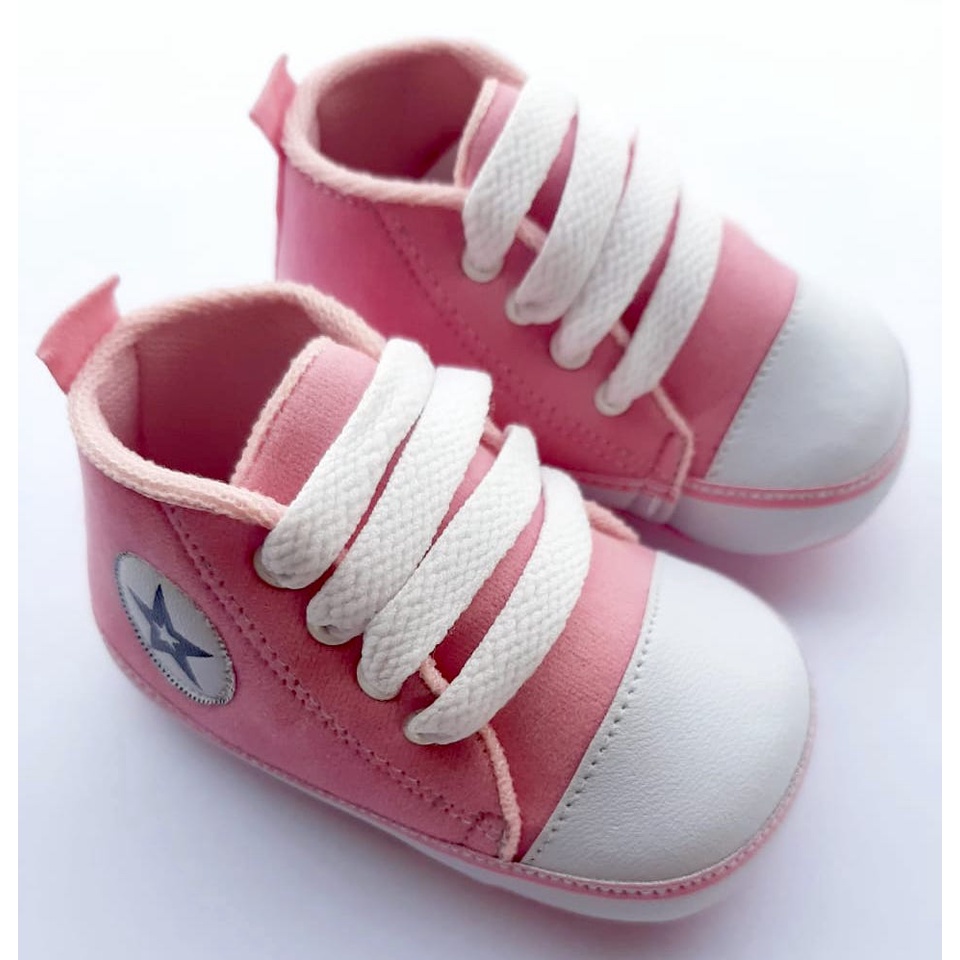 VINANDOZ PRL02 Sepatu bayi newborn prewalker motif tali umur 1 s/d 12 banyak warna