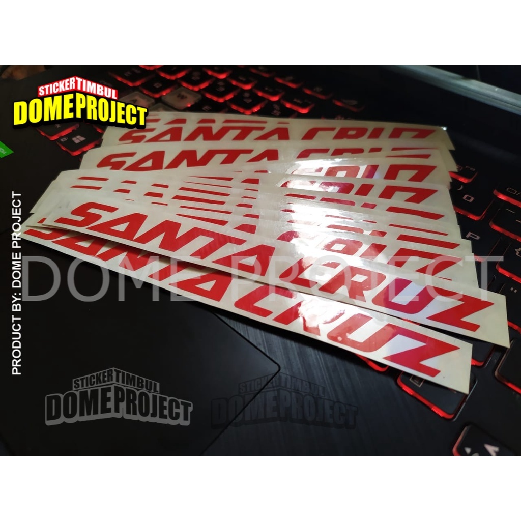 STIKER MOTOR STIKER CUTTING SANTA CRUZ PANJANG STIKER MOBIL AKSESORIS SEPEDA MOTOR OUTDOOR