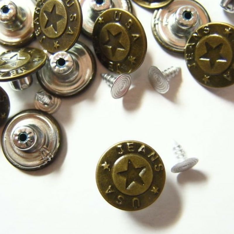 Kancing Celana Jeans Goyang