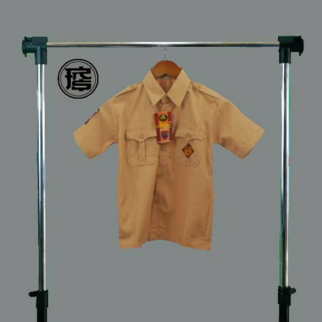 Baju Pramuka Lengan Pendek Bahan Granmaster Sd Smp Sma Seragam Sekolah Shopee Indonesia