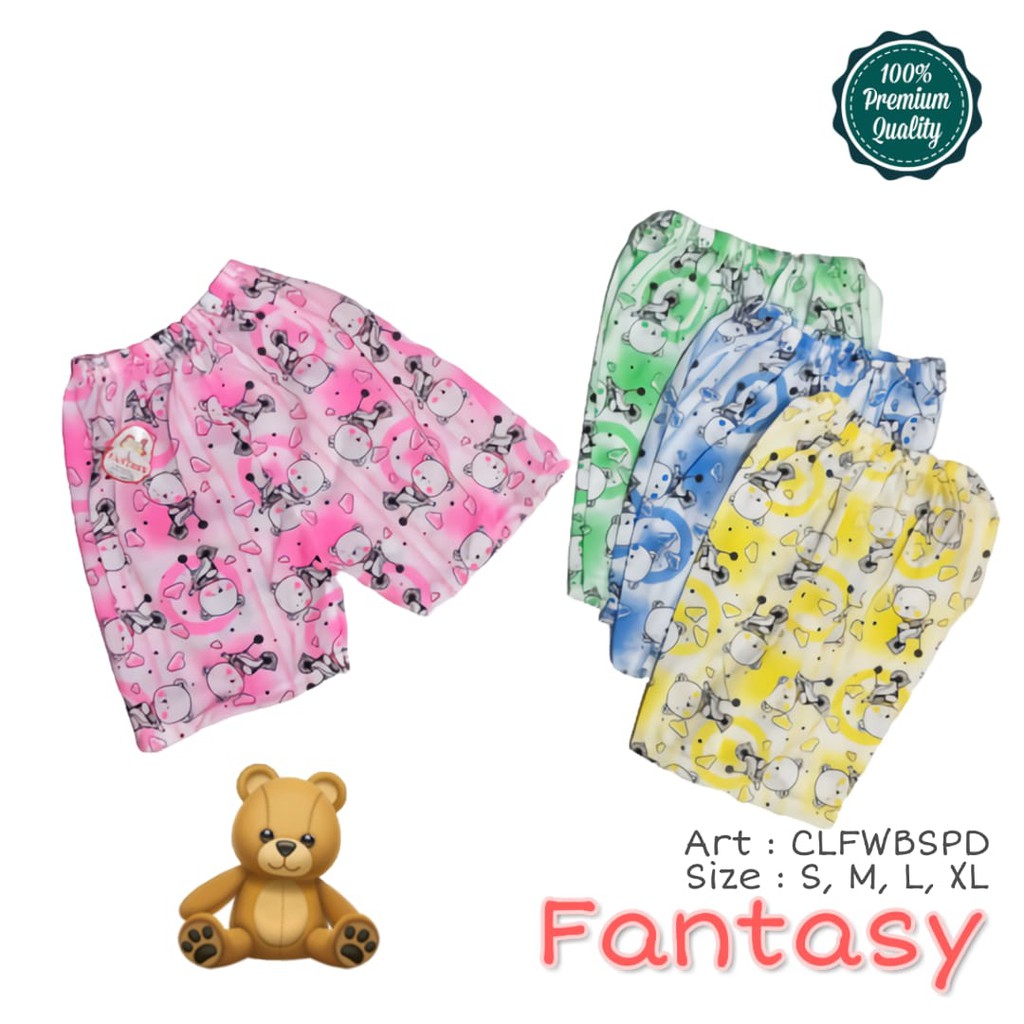 Celana Pendek Bayi Anak Fantasy / Celana Pendek Harian Ukuran S - XL