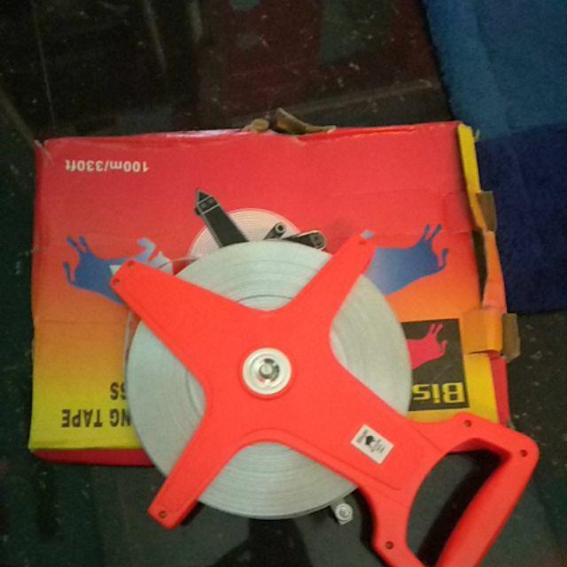 Meteran Tancap Tanah Measure Tape Long 100 Meter