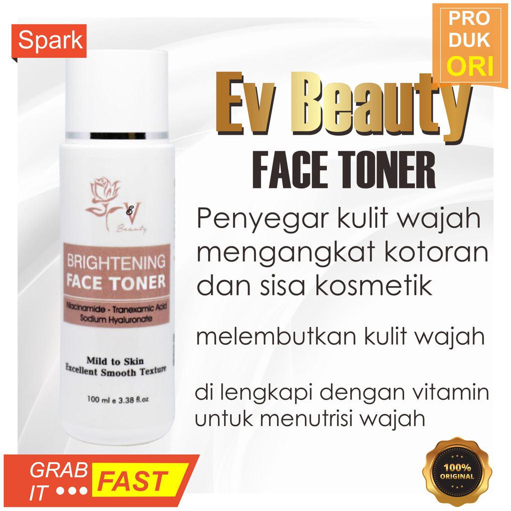 Brightening Face Toner pembersih wajah Ev Beauty