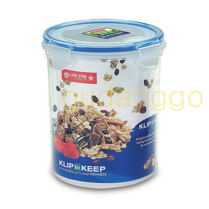 KLIP TO KEEP 3204 (1600 ML) KP-97 Lion Star Kotak/Box/Wadah Bulat