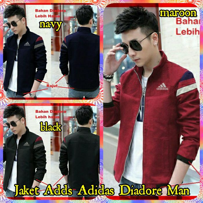 Jaket Korea Pria  / jaket bomber / jaket pria Jaket Adds Adidas Diadore Man 47BHU