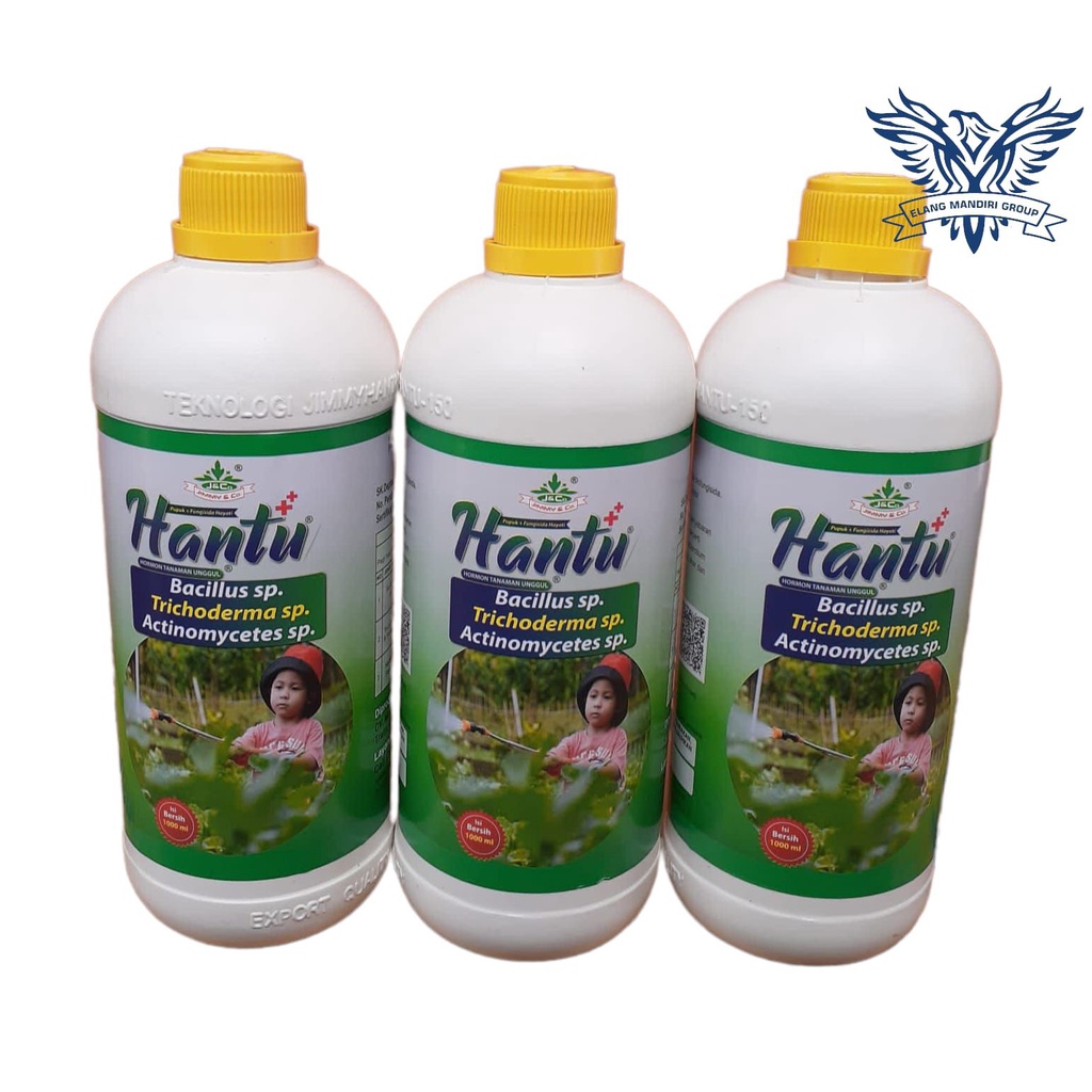 Tricoderma Trikoderma Jimmy Hantu++ Fungisida Hayati 1Liter hormon Tanaman Unggul Pupuk Unggul