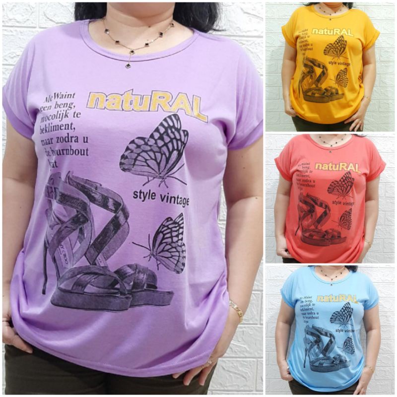 KAOS WANITA UKURAN BESAR