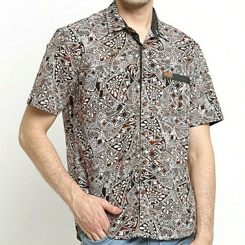 Modern Batik Men FRDY JKRT Ismawan Shirt / Kemeja Batik Pria