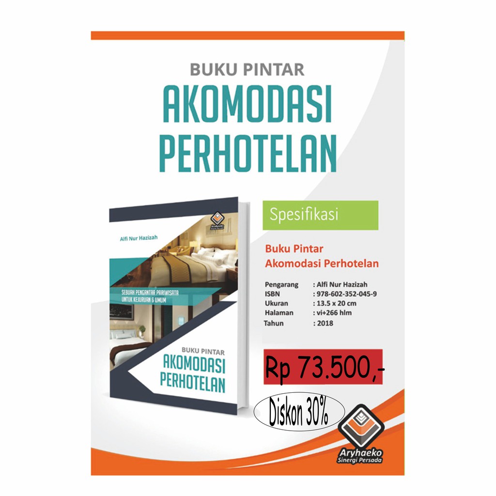 BUKU PINTAR AKOMODASI PERHOTELAN/TRAVELING/HOTEL