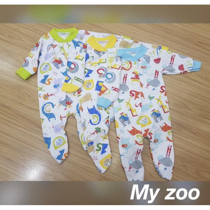 Sleepsuit atau Jumper Panjang Velvet Buka Kaki / Tutup Kaki