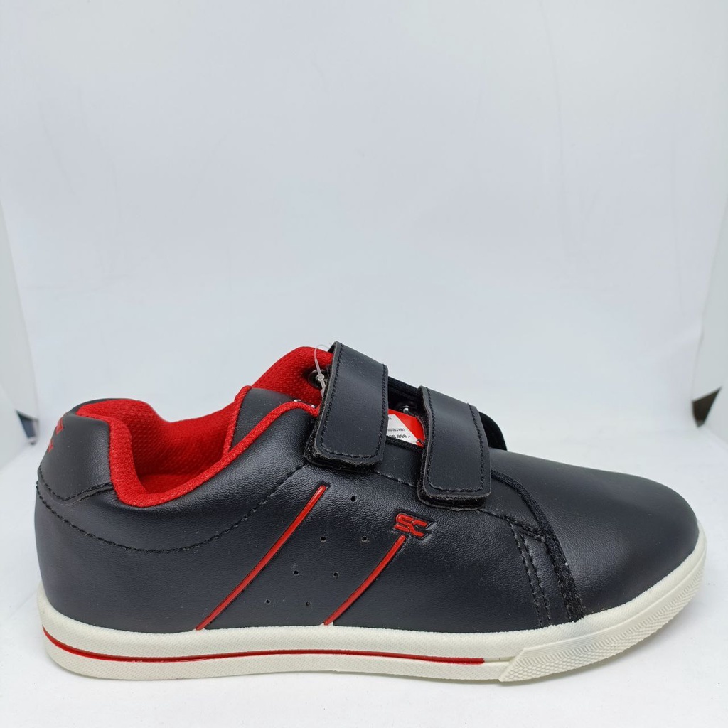 SPORT CLUB STAIN HITAM ABU ABU KREK/SEPATU SEKOLAH/SEPATU VELCRO/SEPATU FASHION/SEPATU ANAK TK SD SMP SMA/SEPATU TERBARU/SEPATU MURAH/SEPATU FORMAL