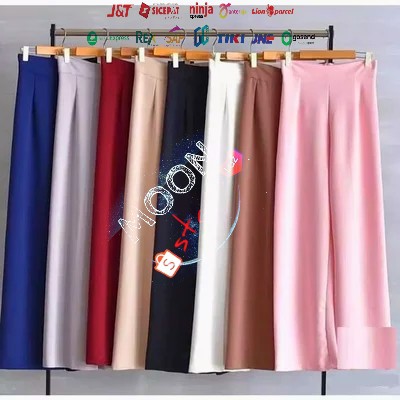 Size REMAJA - IBU HAMIL Ready ✔ KULOT SCUBA PREMIUM ~ HIGHWAIST KASUAL Tebal &amp; Lembut | Warna Varian Cantik | Shopee COD muslimah trendy basic