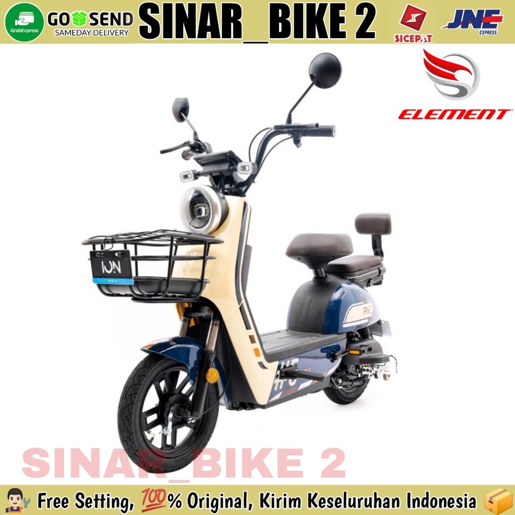 Sepeda Listrik Element Ion Five 500 WATT Electric E Bike