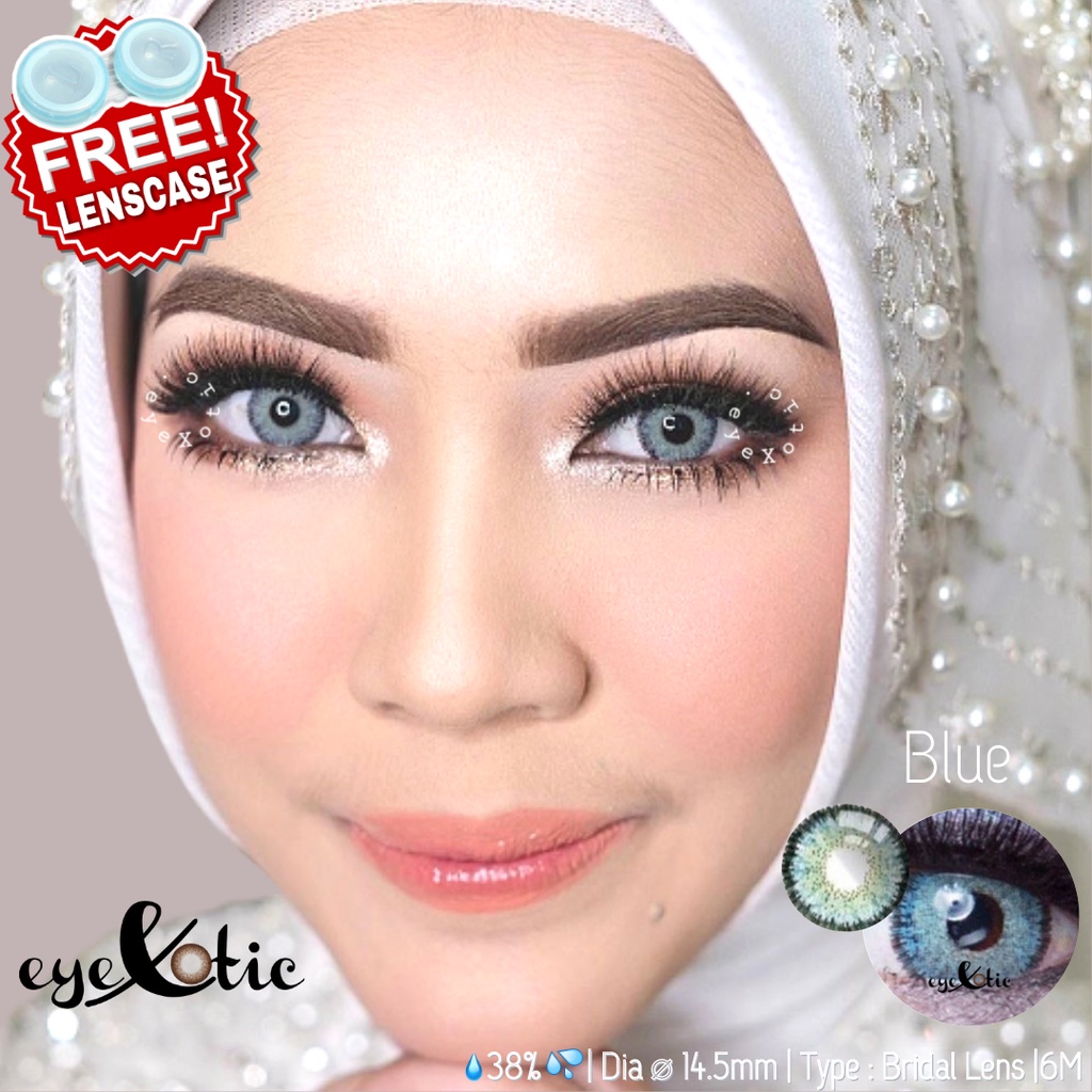Softlens EOS i-Matake Blue - Soflens COD Tangerang by Eyexotic - Soflen Wedding Bridal MUA Choices