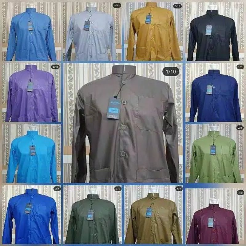 Baju Koko BAJU KOKO AMMU COLLECTION HAIBAH ORIGINAL(L4V2) Baju Koko Pria Premium Baju Koko Pria Leng
