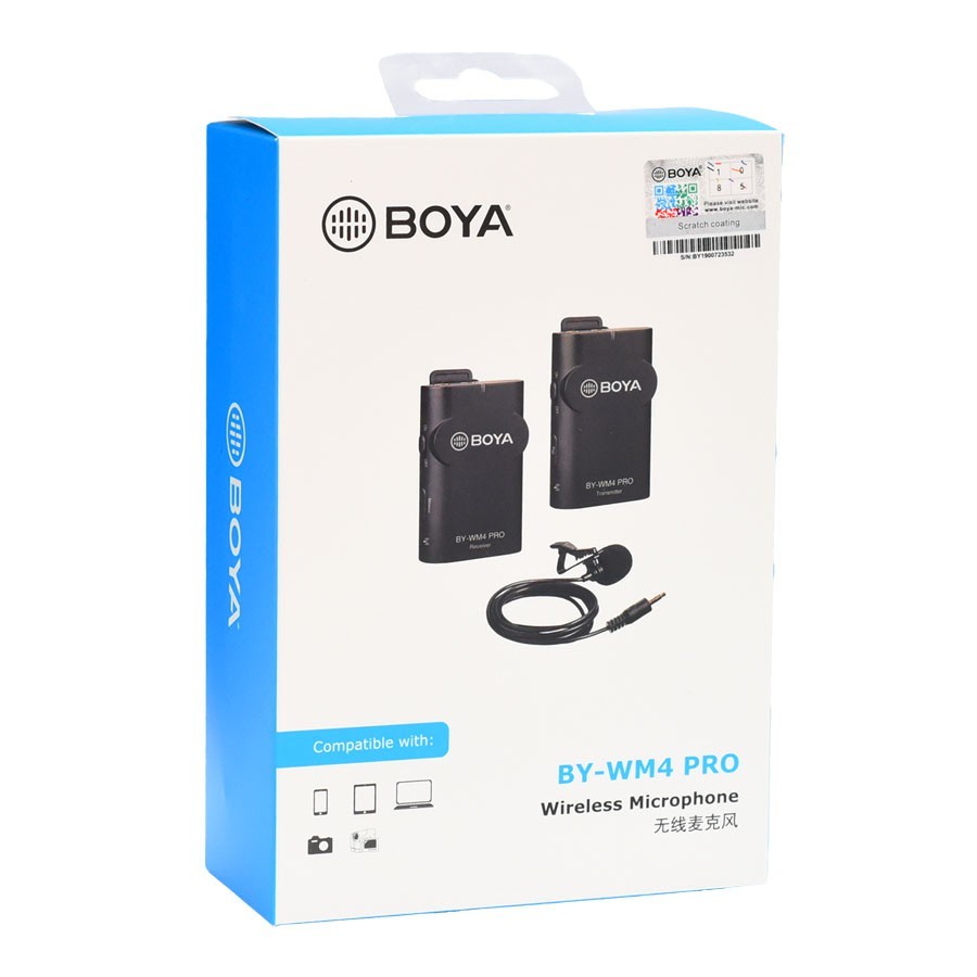 Boya BY-WM4 Pro K1Universal Wireless Microphone Camera &amp;Smartphone