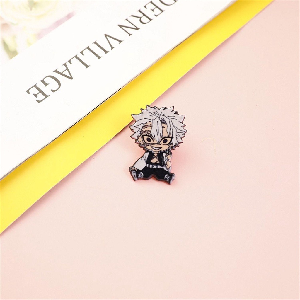 R-bunga Bros Lucu Hadiah Ornamen Enamel Pin