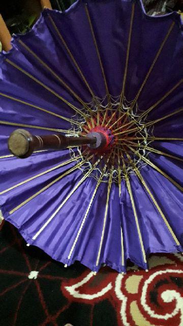 Payung Geuls Satin Polos D84cm-payung Tradisional Khas Tasikmalaya