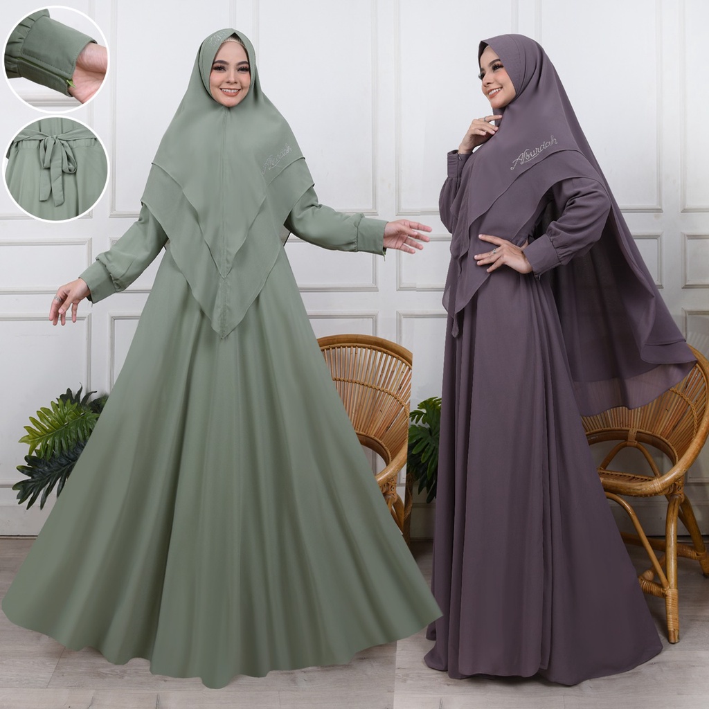 Gamis Ceruty Polos Jumbo Gamis Syari Ibu Ibu Remaja Jumbo Mewah Terbaru Baju gamis ceruti seruti ser