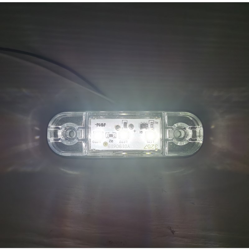 10 Pcs Lampu Sein / Rem LED 12V 24V Untuk Samping Truk / Trailer / Bus