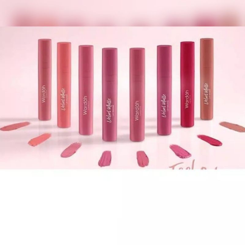 Wardah Lipstik Velvet Matte Original  / Lipstick Wardah Colorfit Velmet Matte 14 Warna Varian / Ginc