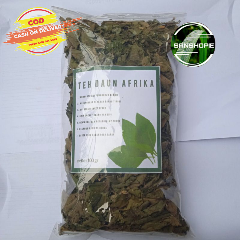 

Daun afrika Kering Tanpa Batang 100 Gram
