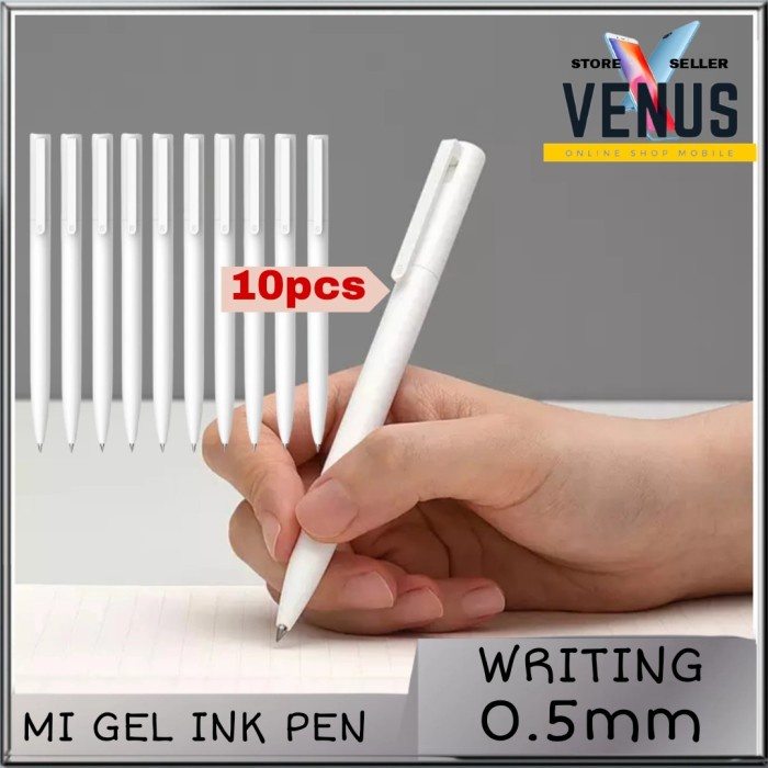

NEW Xiaomi Mi Gel Ink Pen 10Pcs Witing 0.5mm MJZXB01WC - Putih