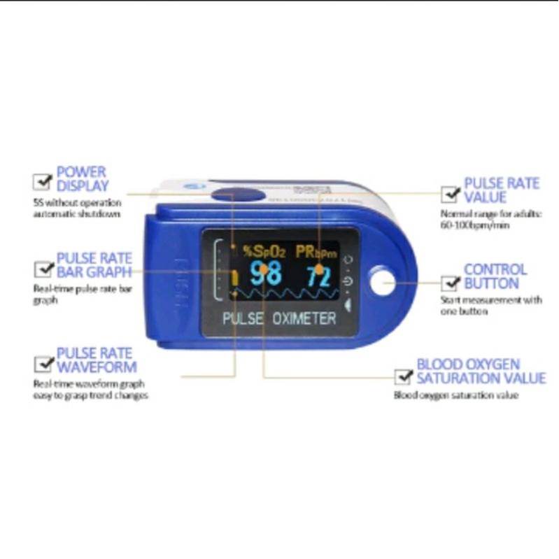 pulse oxymeter lk 87 murah oximeter